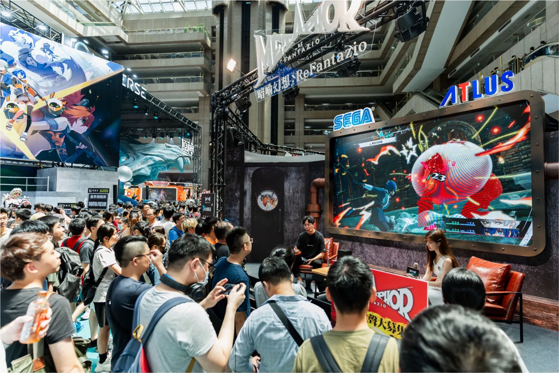 漫畫博覽會 電玩電競展 SEGA 暗喻幻想攤位 活動現場（3）